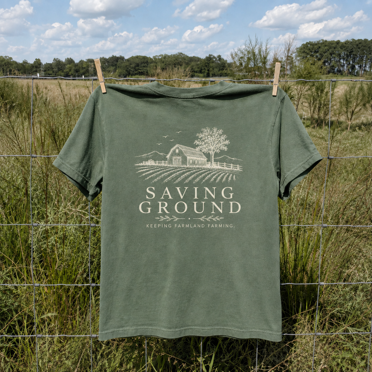 SAVING GROUND Pocket Tee PRESALE