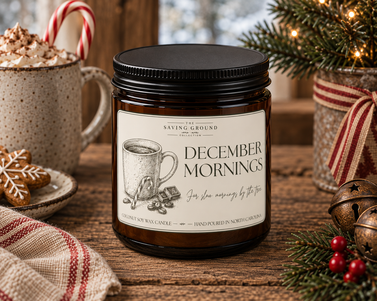December Mornings Candle