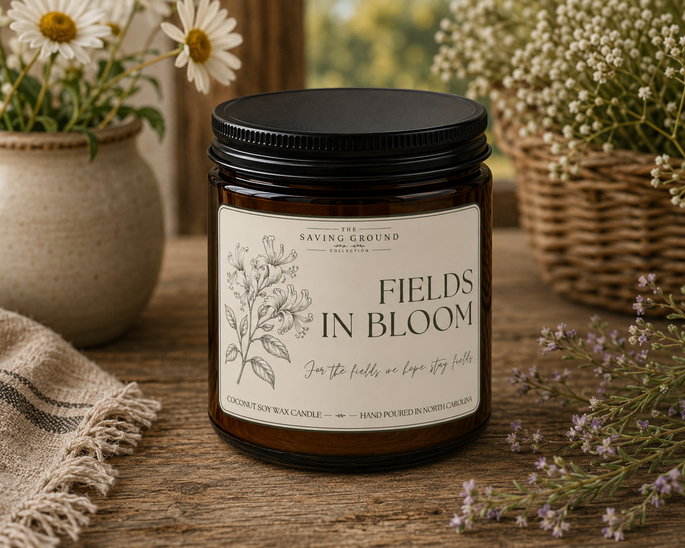 Fields in Bloom Candle