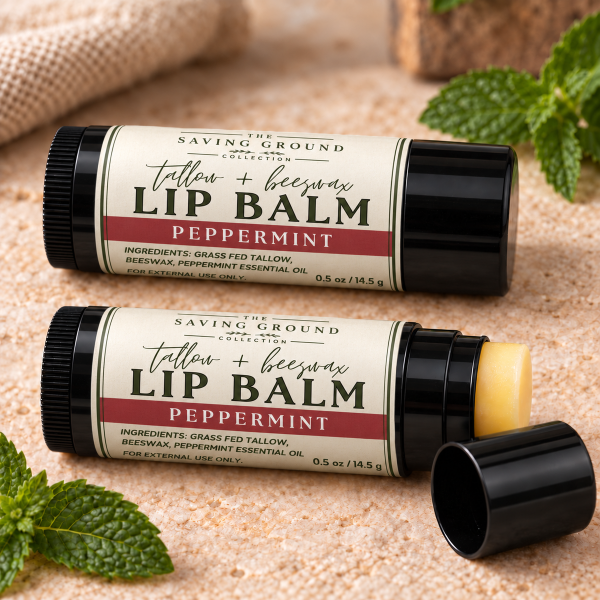 Tallow Beeswax Lip Balm