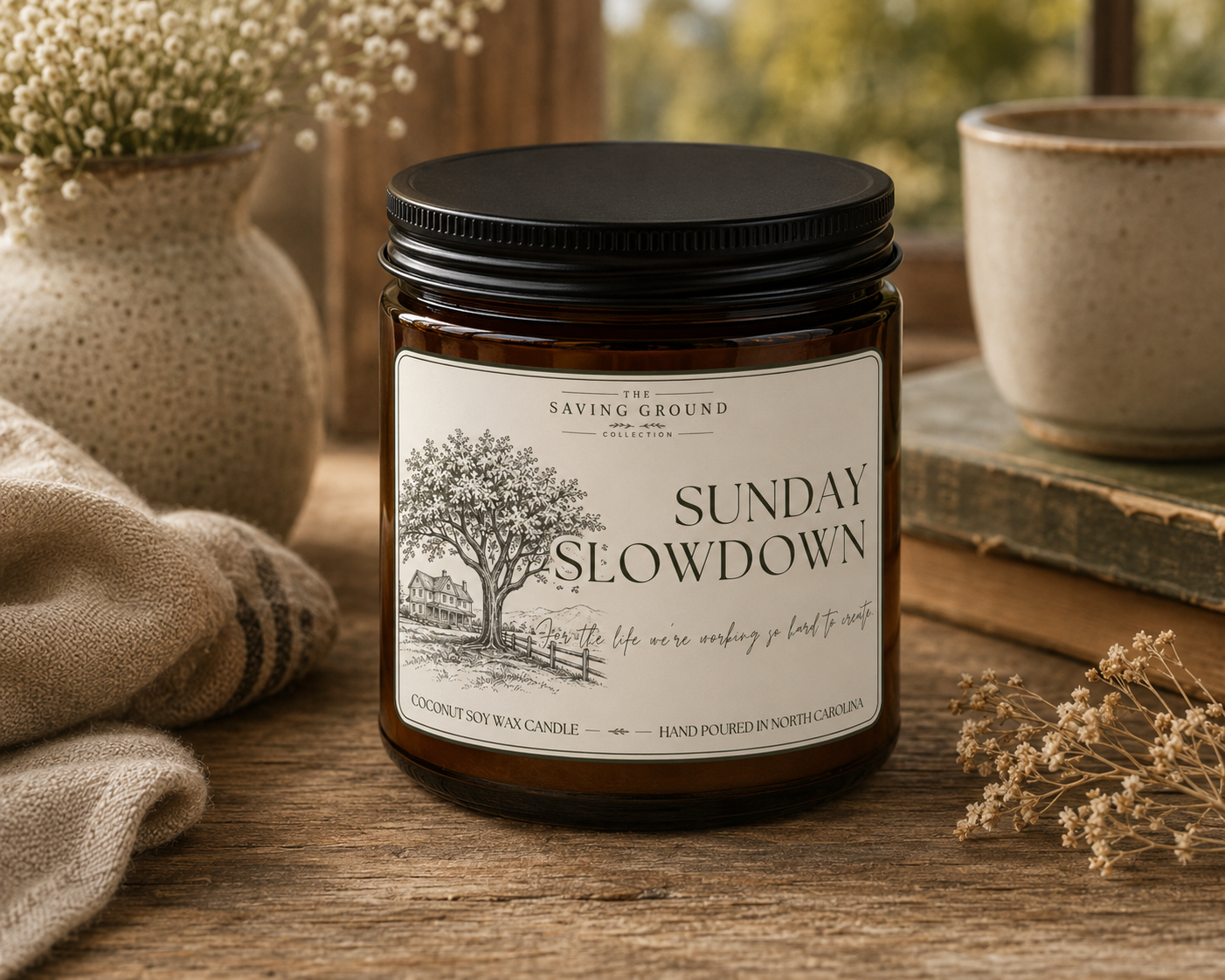 Sunday Slowdown Candle